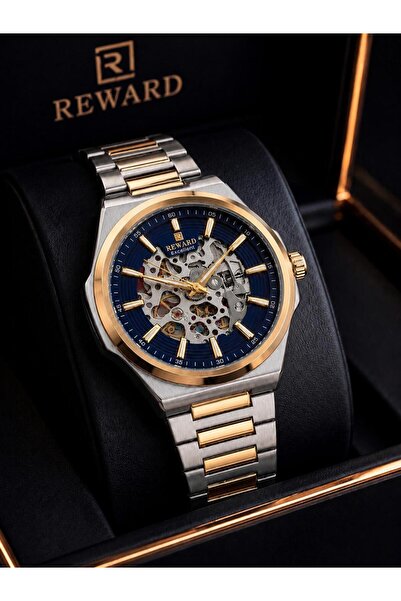Reward Automatic Luxury Series Men's Watch Steel Strap 5 Atm Water Resistant ...