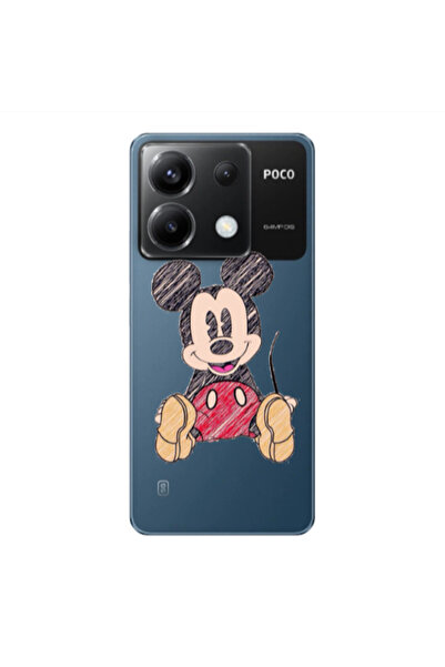 Other Xiaomi Poco X6 5G Mickey mouse 2 Transparent Silicone TPU Θήκη