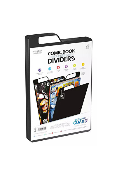 Ultimate Guard Comic Book Dividers (25) - Black