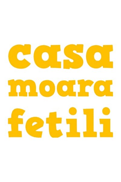 OEM Autocolant decorativ pentru mașină "Casa moara fetili", 15cm, Portocaliu