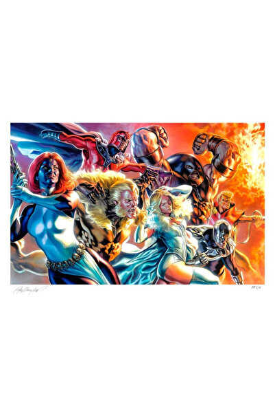 Sideshow Collectibles Afiș artistic X-Men "Fratia Mutantilor" 46 x 66 cm - Fe...