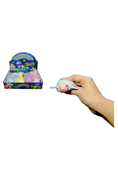 Swede Figurina Gniotek Zolw, interactiva, mecanizata, din vinil, cutie colect...