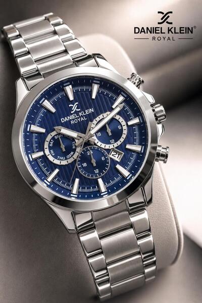 Daniel Klein Steel Cord Calendar Dial 3 Atm Water Resistant 2 Year Warranty M...