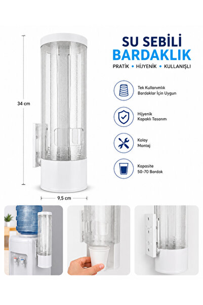 MİRSEBİL Su Sebili Bardaklık Aparatı Su sebili bardaklığı