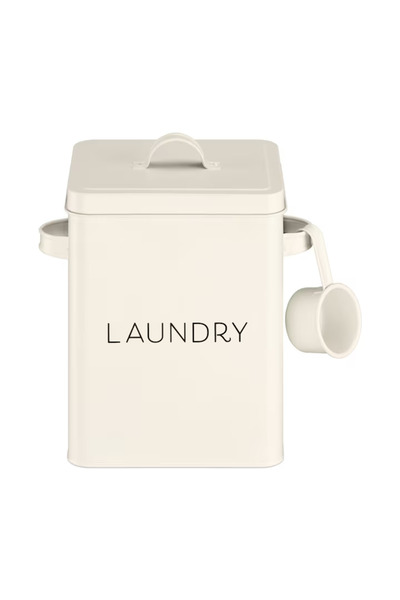 Navaris Recipient pentru detergent pudră, capac cu mânere, lingură inclusă, v...