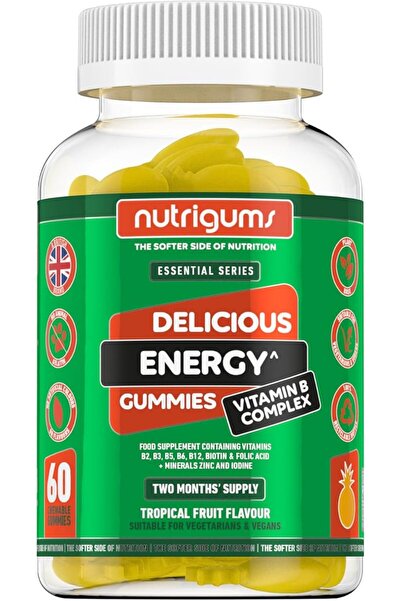 Nutrigums Supliment alimentar Jeleuri cu complex de vitamine B pentru energie...