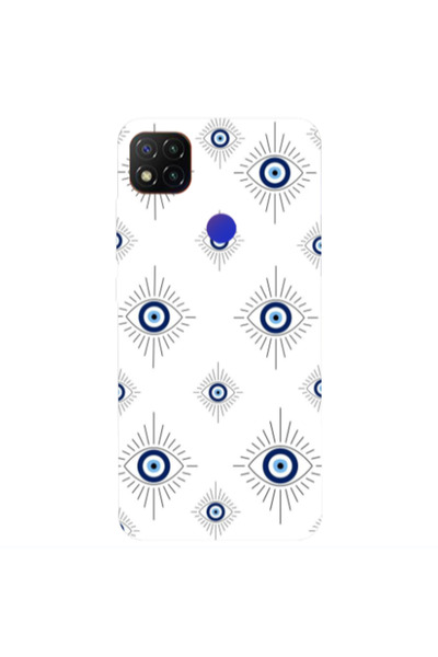 Other Xiaomi Redmi 9c Bright eye Black Colored Silicone TPU Θήκη