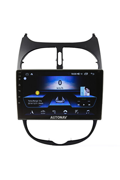 AUTONAV Navigație Android GPS dedicată Peugeot 206 2001-2008, Model Clasic, S...