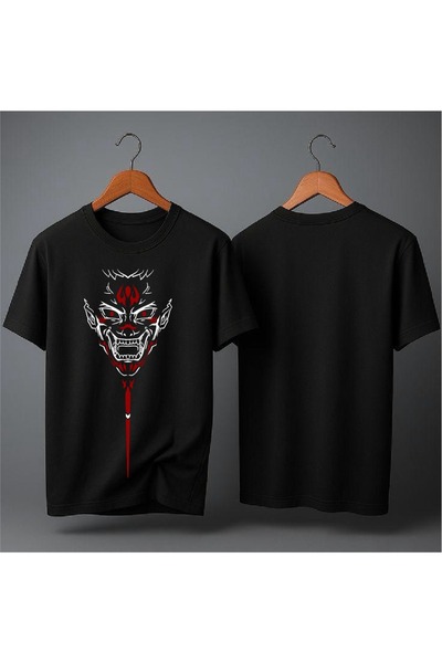 EFEVRA Devil Printed Oversized T-Shirt