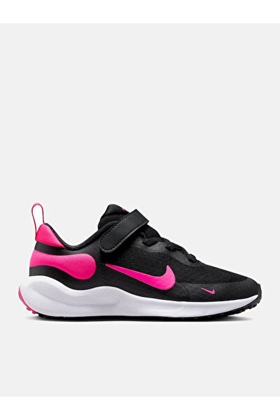 Nike Revolution 7 Αθλητικά Παιδικά Παπούτσια Running με Σκρατς Μαύρα