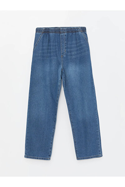 LC Waikiki Lcw Kids Indigo Elastic Waist Comfortable Fit Boys' Jean Trousers