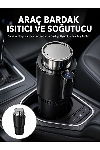 Lisinya Car Cup Holder with Heating and Cooling Features, Smart New Generatio...