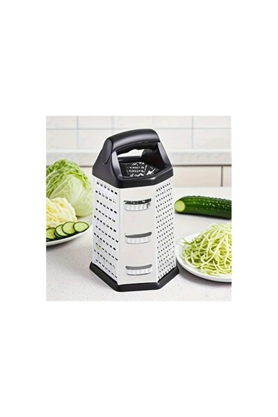 Empressco Multifunctional 6-Sided Stainless Steel Grater, Practical and Durab...