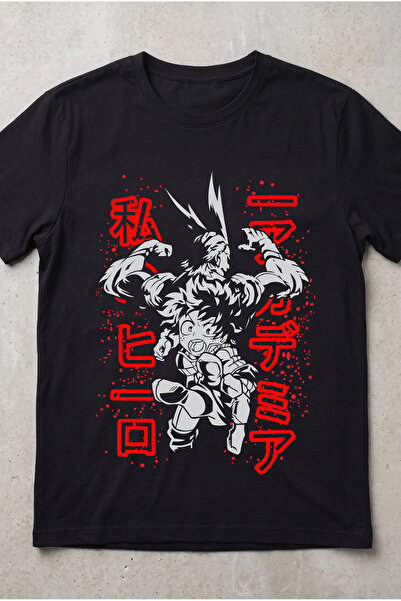 Silkensoul My Hero Academia All Might Deku Anime Printed Standard Cut Unisex ...