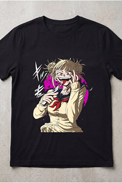 Silkensoul My Hero Academia Toga Anime Printed Standard Cut Unisex Tshirt