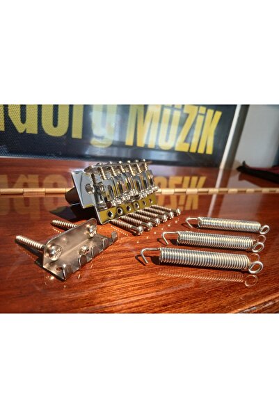 PUANDORG Stratocaster Elektro Gitar Tremolo Köprü Seti Krom