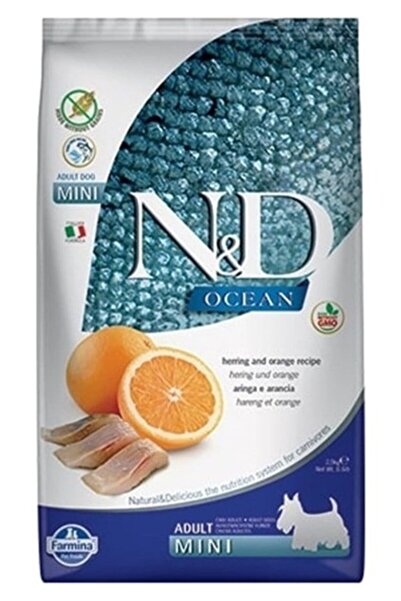 N&D Nd Ocean R.Balığı Adult Mini Tahılsız Köpek Maması - 2.5 Kg