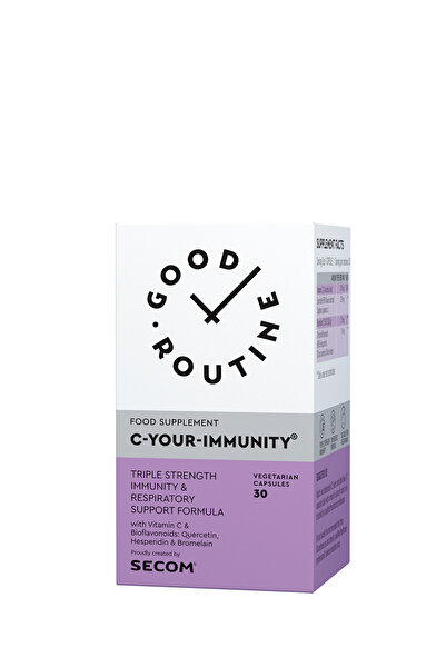 Good Routine C Your Immunity (Vitamina C cu Quercetina) 30cps vegetale Secom,