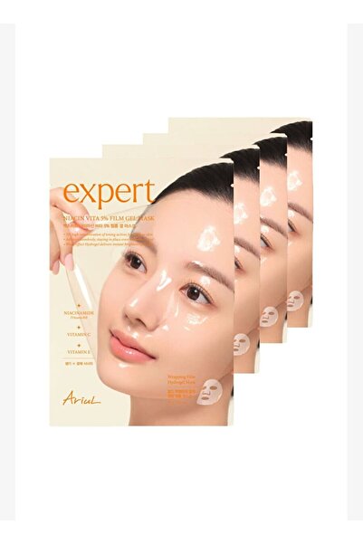 Ariul Expert Niacin Vita 5% Film Gel Mask 4 Pieces - 5% Niacinamide Brighteni...