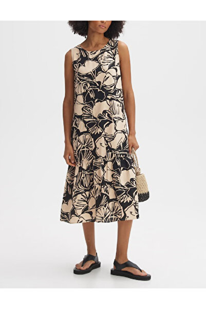 Evendi Rochie medie, Crem/Negru