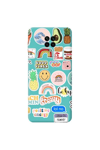 Other Xiaomi Redmi Note 9 Pro Good vibes Turquoise Colored Silicone TPU Θήκη