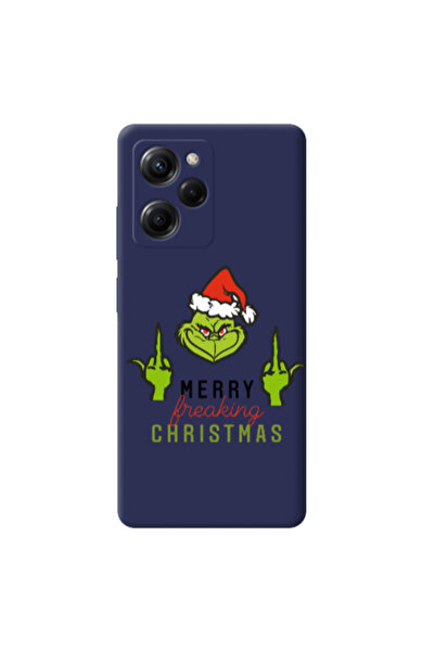 Other Xiaomi Poco X5 Pro Merry Christmas44 Dark blue Colored Silicone TPU Θήκη