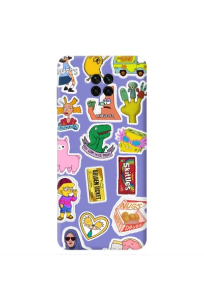Other Xiaomi Redmi Note 9 Pro best cartoons Purple Colored Silicone TPU Θήκη