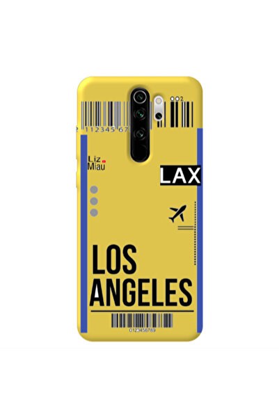 Other Xiaomi Redmi Note 8 Pro Los angeles Yellow Colored Silicone TPU Θήκη