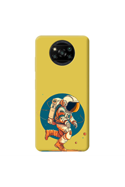 Other Xiaomi Poco X3 Pro Run Space Yellow Colored Silicone TPU Θήκη
