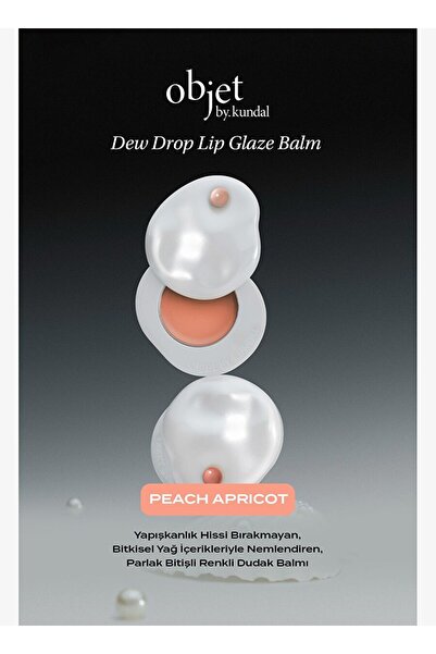 Kundal Moisturizing Glossy Finish Colorful Lip Balm Objet by Dew Drop Lip Gla...