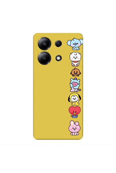 Other Xiaomi Redmi Note 13 4G Lovely animals Yellow Colored Silicone TPU Θήκη