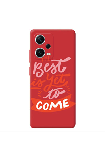 Other Xiaomi Poco X5 The Best Red Colored Silicone TPU Θήκη
