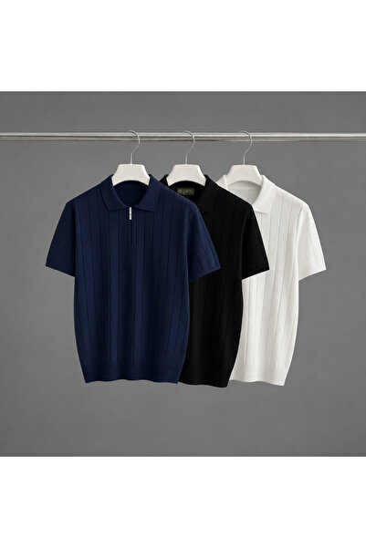 zs zaos fashion 3-Piece Advantageous Set Short-Sleeved Knitwear T-Shirt Summe...