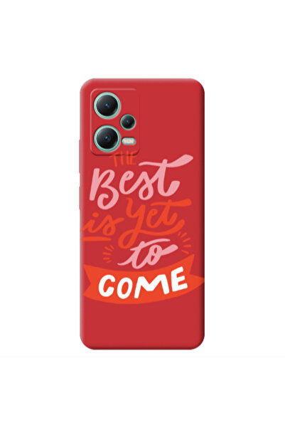 Other Xiaomi Redmi Note 12 Pro 5G The Best Red Colored Silicone TPU Θήκη