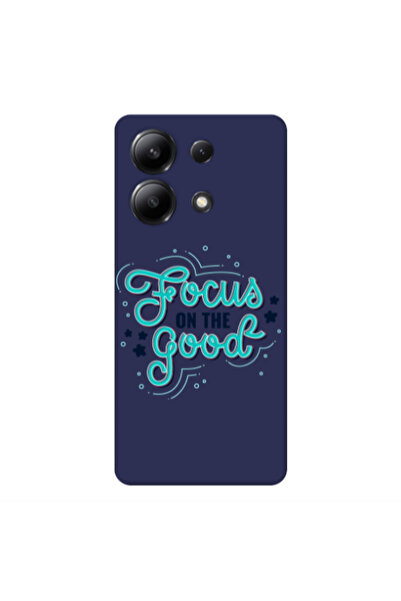 Other Xiaomi Redmi Note 13 4G Focus On The Good Dark blue Colored Silicone TP...