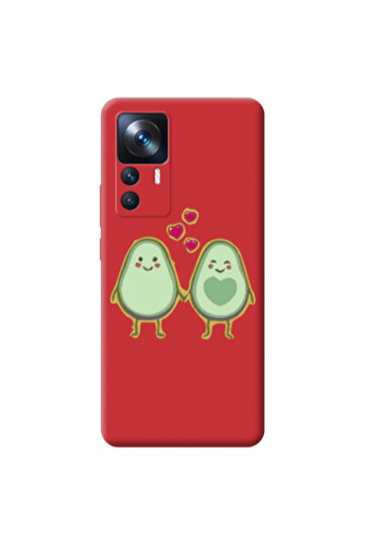 Other Xiaomi Mi 12T Avocados Red Colored Silicone TPU Θήκη