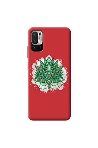 Other Xiaomi Redmi Note 10 Pro 5G Witch leaf Red Colored Silicone TPU Θήκη