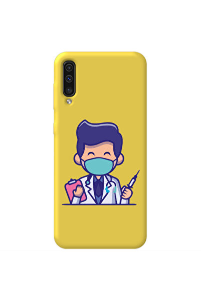 Other Samsung A70 Specialist Doctor Yellow Colored Silicone TPU Θήκη