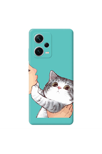 Other Xiaomi Poco X5 No Kiss Turquoise Colored Silicone TPU Θήκη