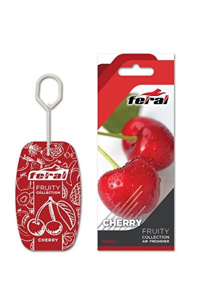 OEM Αρωματικό Αυτοκινήτου Κρεμαστό Feral Fruity Collection Cherry 1 Τεμάχιο