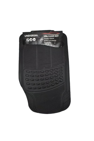 OEM Σετ Universal Λαστιχένια Πατάκια Αυτοκινήτου 4 τμχ ΟΕΜ - Μαύρα