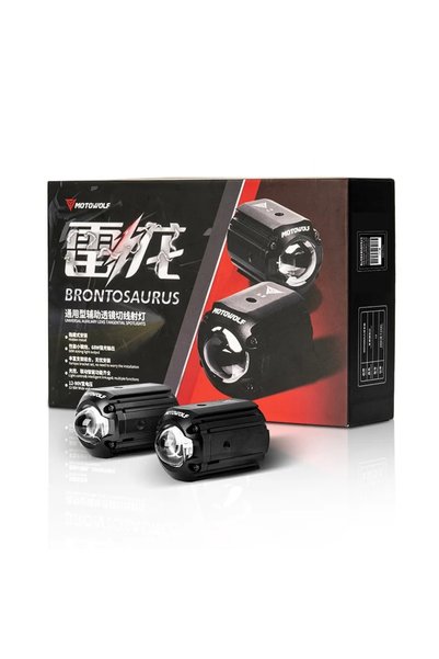 MOTOWOLF Mini προβολάκια μοτοσυκλέτας 68W 1200LM L2