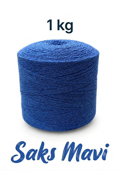 Bevella Macrame Cord 1 kg fir de bumbac pentru tricotat manual - fir de bumba...