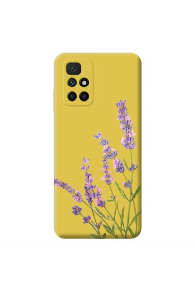 Other Xiaomi Redmi 10 2022 Flowers 8 Yellow Colored Silicone TPU Θήκη