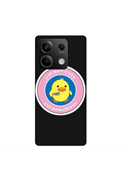 Other Xiaomi Redmi Note 13Pro 5G I m dangerus Black Colored Silicone TPU Θήκη