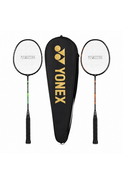 YONEX Duora 10 Badminton Racket Set of 2 with Full Cover | Pre-Strung | G5 Gr...
