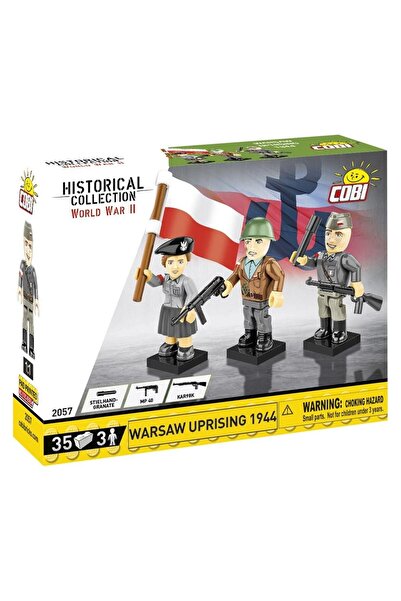 OEM Set 3 figurine de jucarie Warsaw, Cobi, Plastic, Cu model, Multicolor