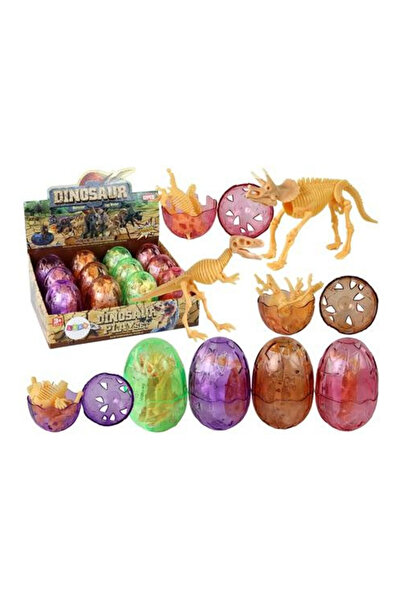 OEM Figurina jucarie Leantoys ou dinozaur deschizabil, vinil, cu cutie cu fer...