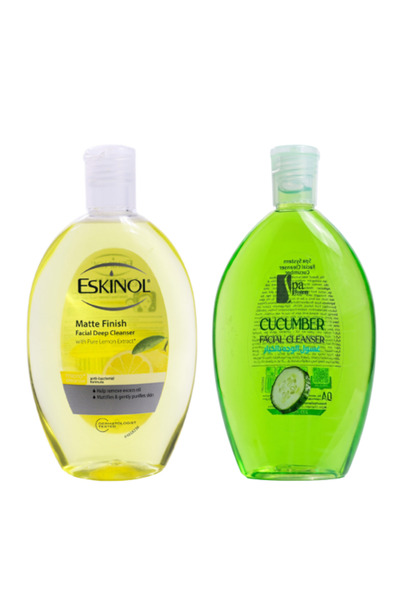 Eskinol A Set of Askinol Lemon Cleanser and Cucumber Cleanser Spa System for ...