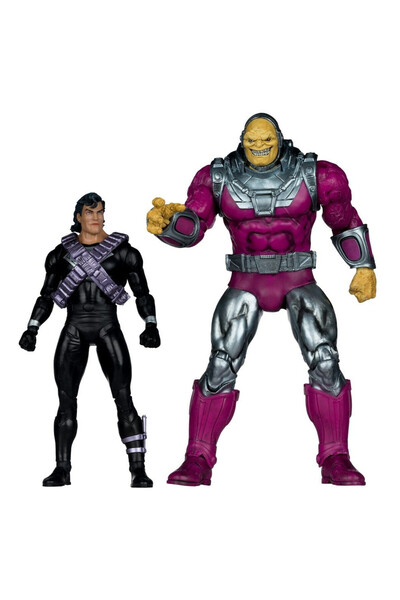 OEM DC Multiverse Megafig Mongul vs Superman pachet de 2 25 cm (Întoarcerea l...